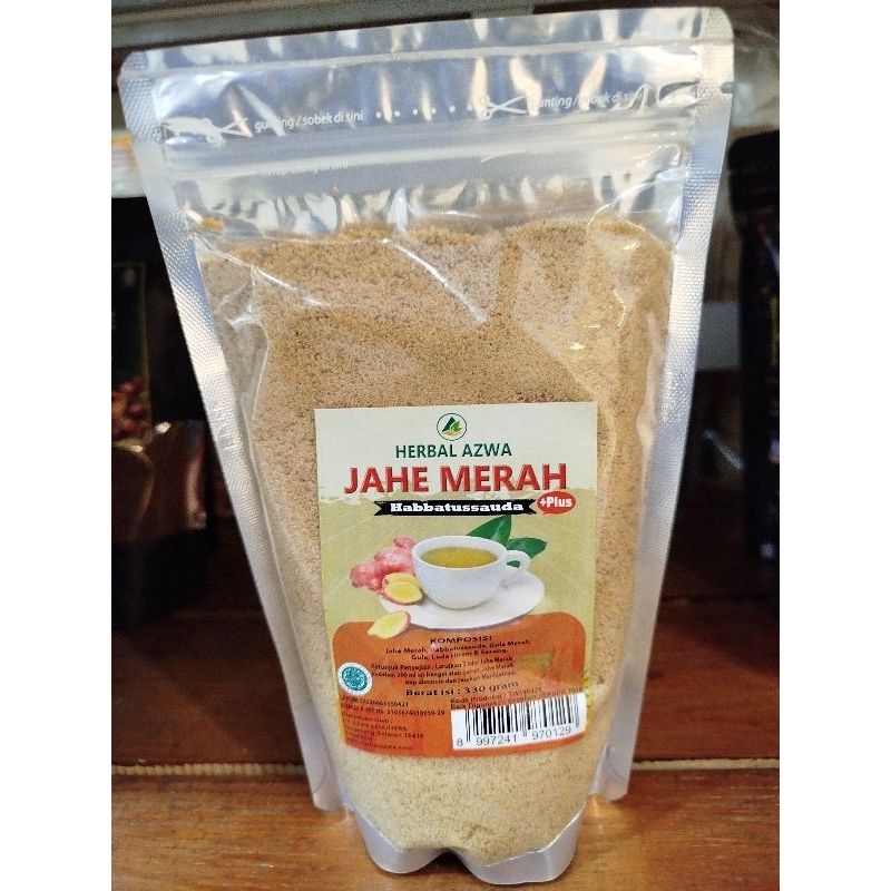 

Jahe Merah Azwa 330Gr