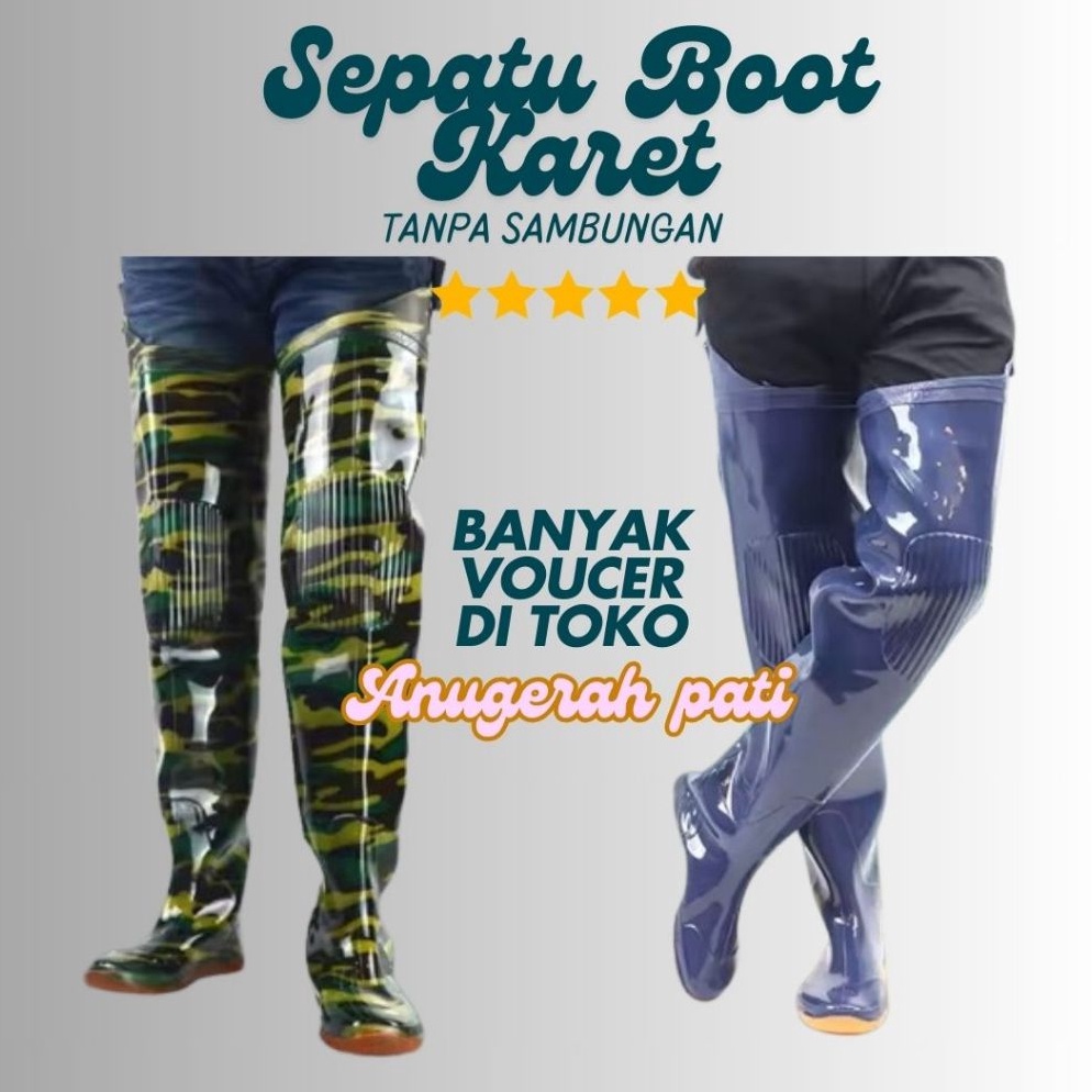 KODE O27O ORIGINALCOD Sepatu boot petani panjang pria sepatu boot sawah panjang pria di lumpur di la