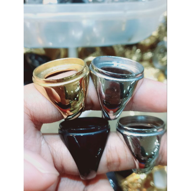 Emban cincin ring titanium super tanam 15x20