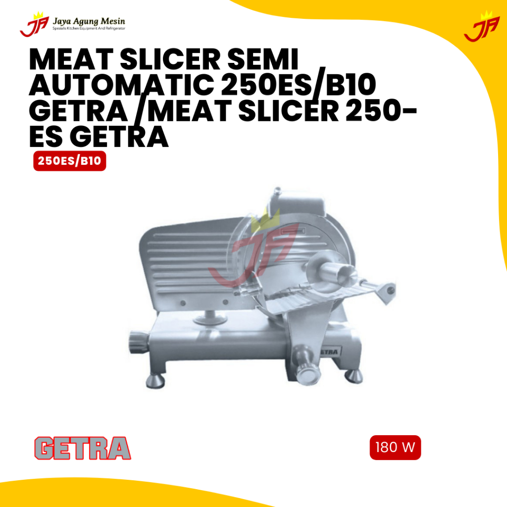 GETRA - Meat Slicer Semi Automatic 250ES/B10/Meat Slicer 250-ES