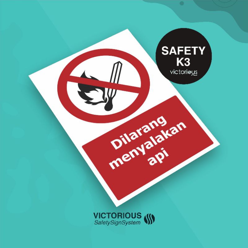 

Sticker Safety K3 Dilarang Menyalakan Api | Sticker Vinyl Tahan Air