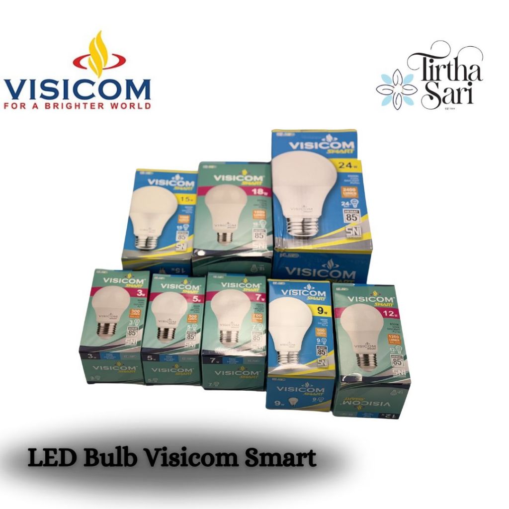 Lampu LED Bulb 12 - 24W VISICOM SMART