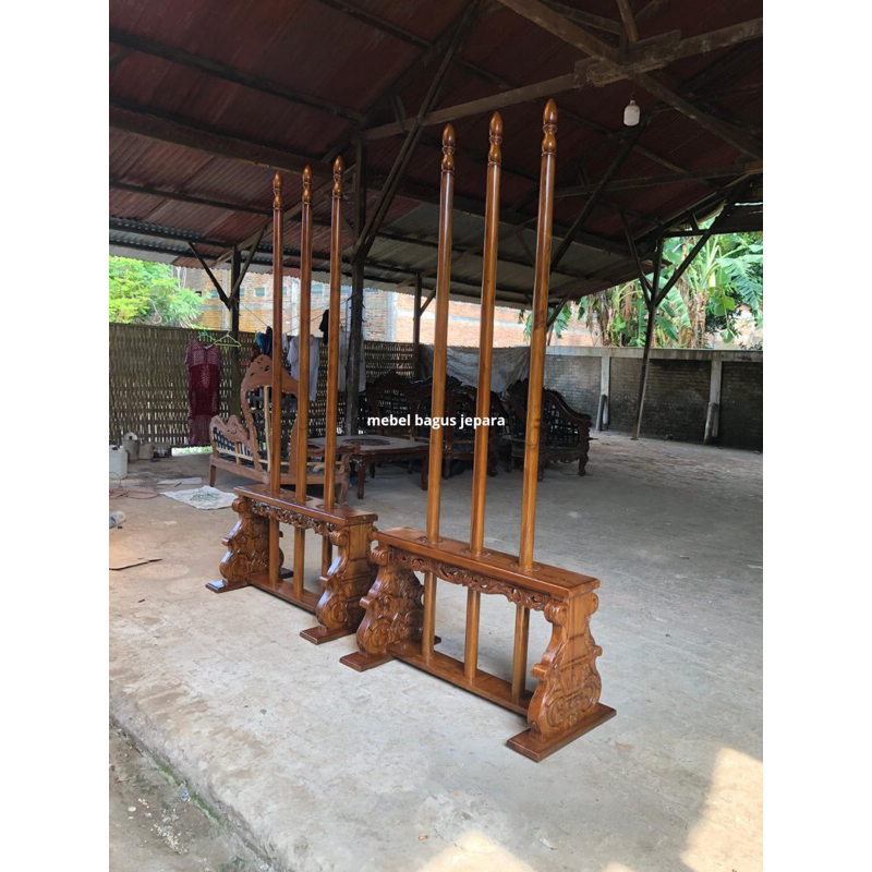 

Tiang bendera kayu jati - tiang bendera dprd