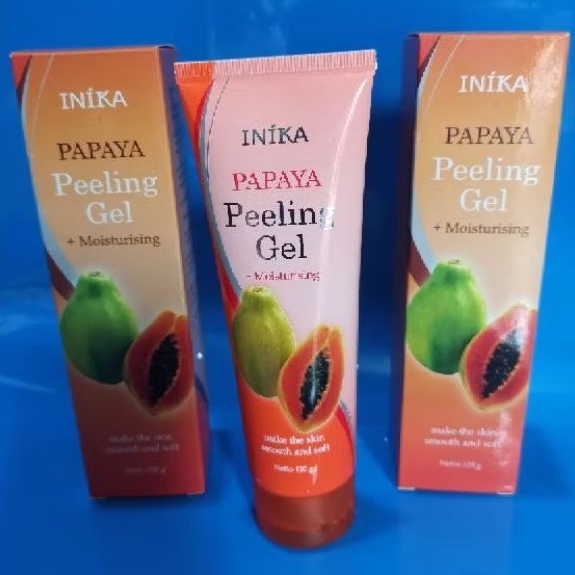 Inika Papaya Peeling Gel + Mosturising 120gr
