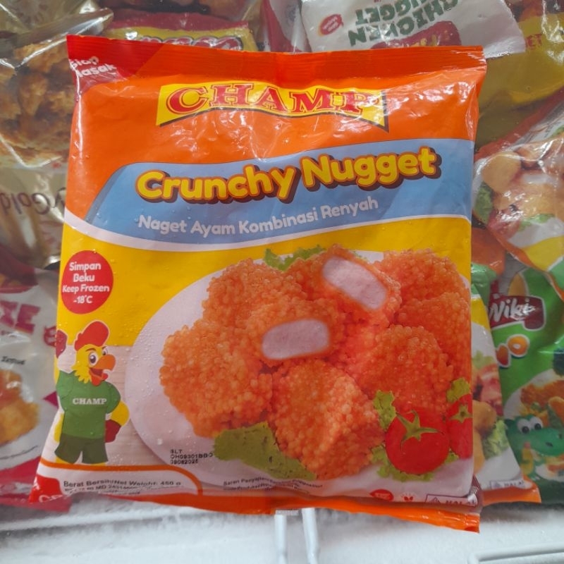 

Champ Chicken Nugget Crunchy 450 Gram