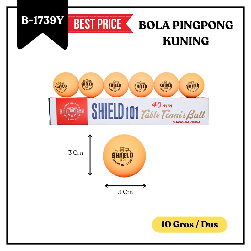 GROSIR 1kotak(6pcs) Bola Ping pong // bola tenis meja // Bola tenis