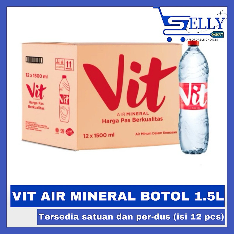 

VIT AIR MINERAL BOTOL 1.5L ISI 12 PCS (SATUAN DAN DUS)