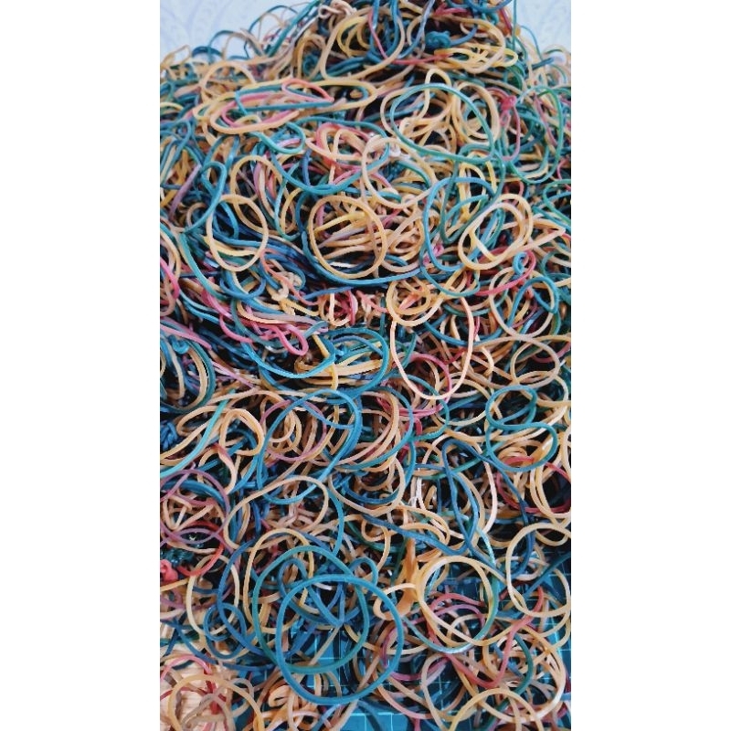 

Karet gelang pentil bekas 1KG / 1.000 GRAM