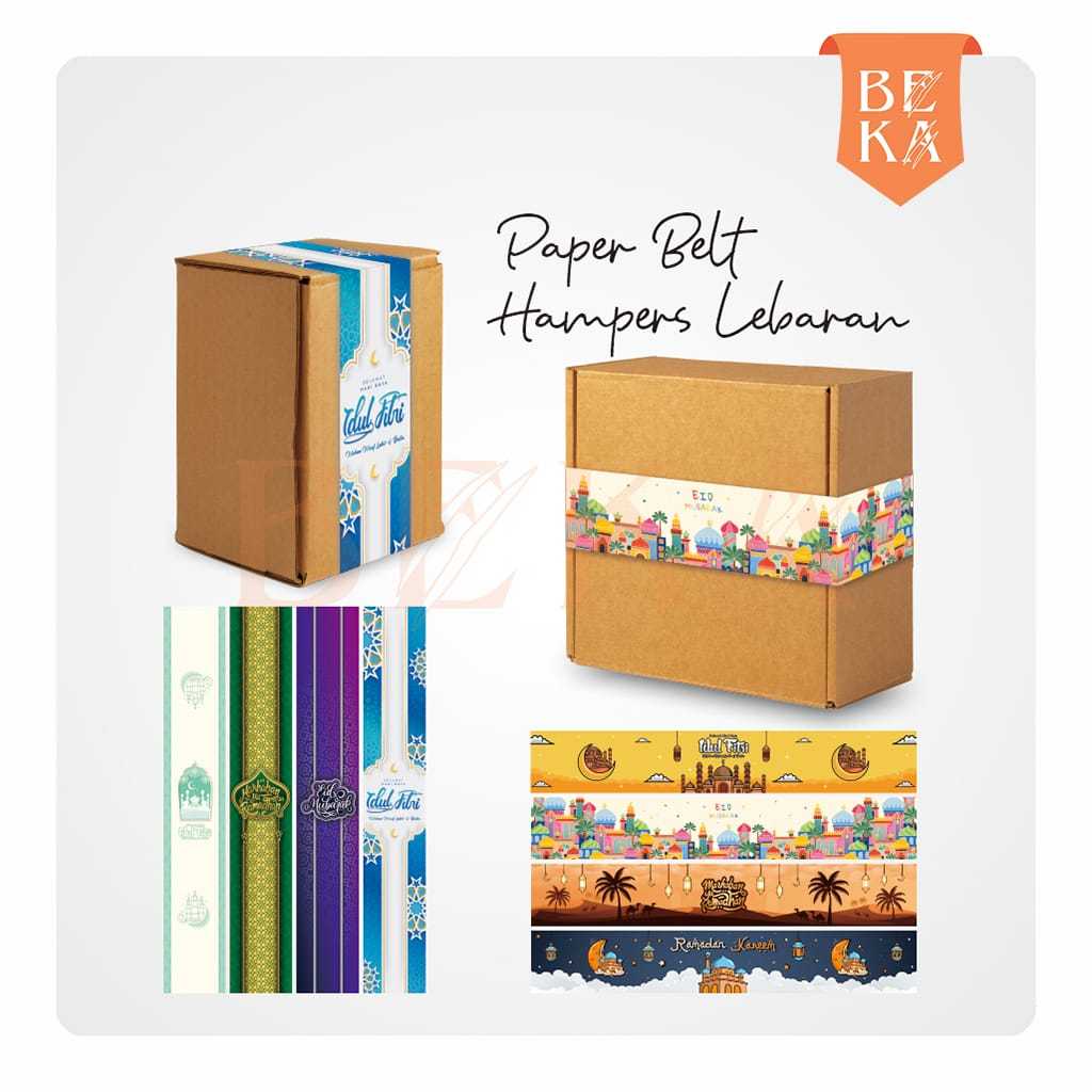 

Long Sleeve paper belt lebaran idul fitri 20 pcs sabuk kertas panjang parcel lebaran idul fitr