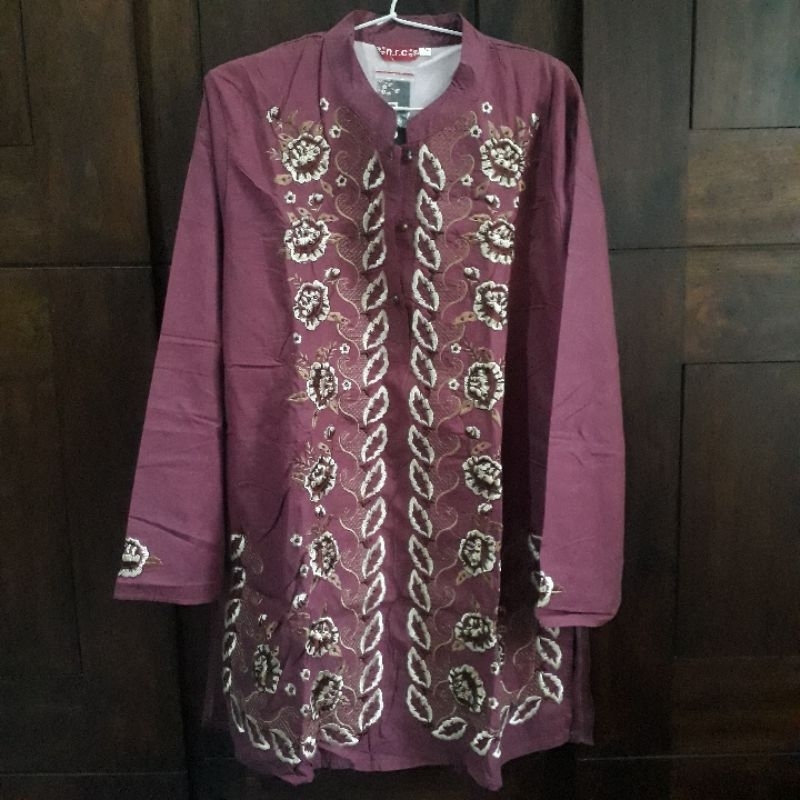 Blouse Baju Muslim Magenta