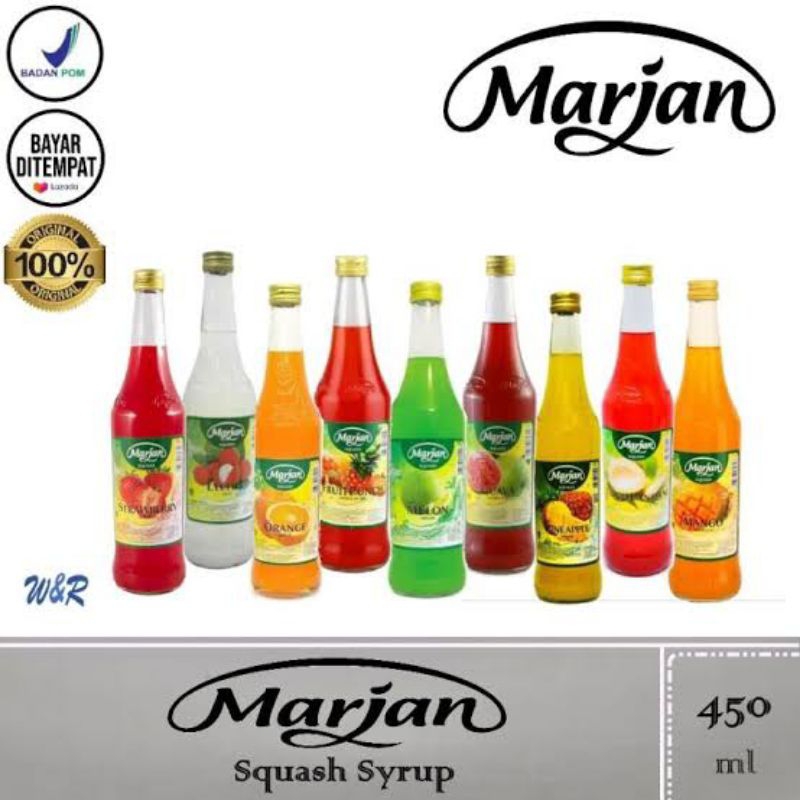 

Sirup Marjan sequash 450ml