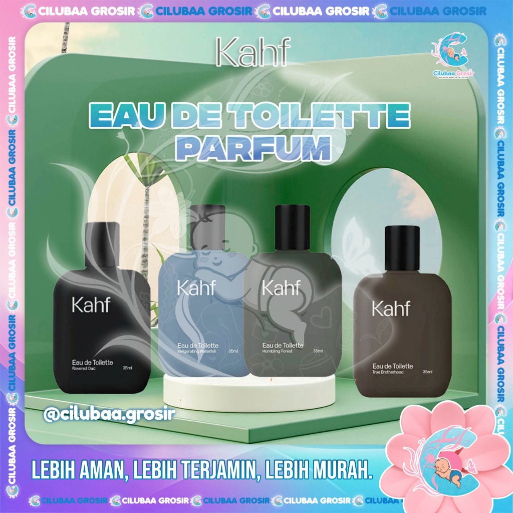 KAHF Eau de Toilette Parfume Pria Tahan Lama || Parfum EDT Man 35 ml