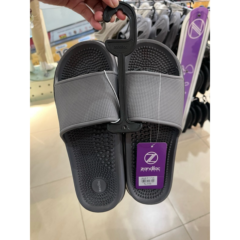 sandal karet pria slip on 3warna by zandilac