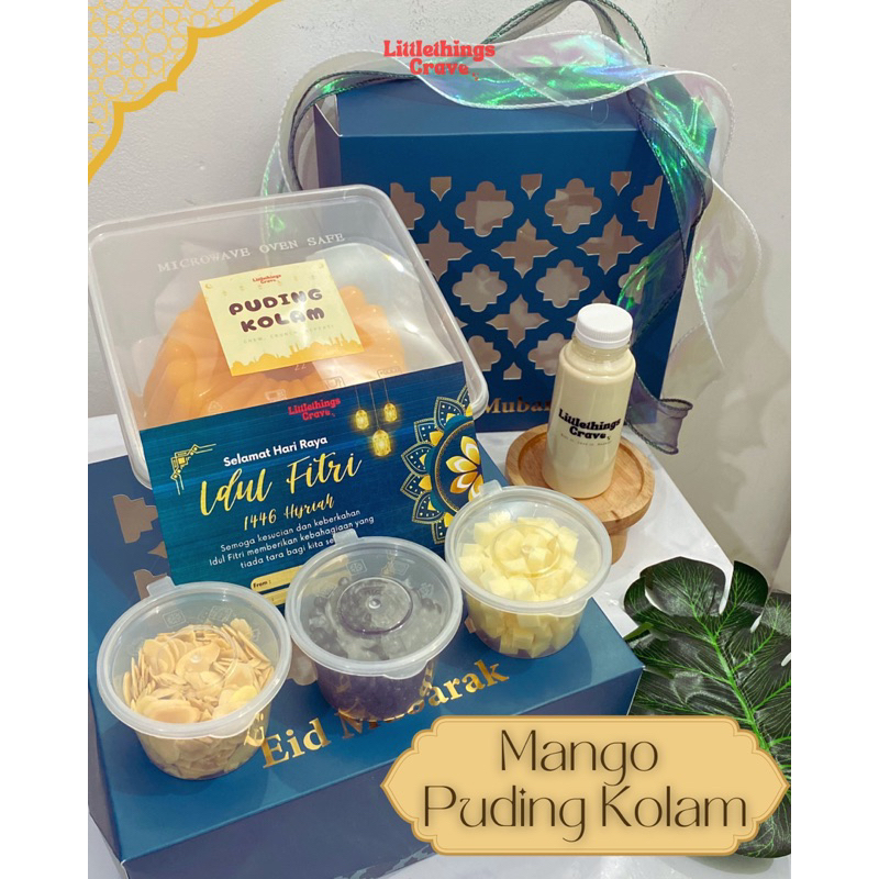 

Hampers Lebaran Murah | Puding Set Kolam 3 Topping Luxury Box + Greating Card