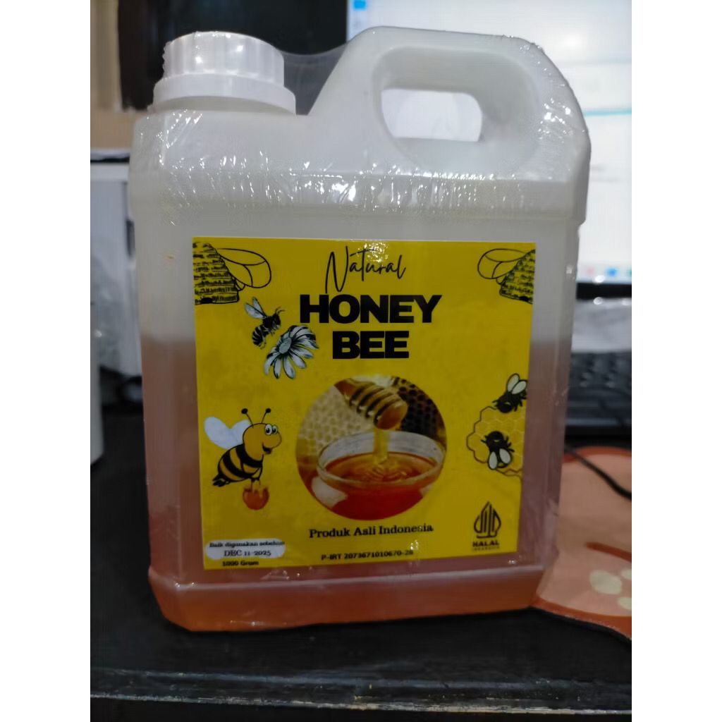 

MADU NATURAL BEE HONEY 500 MADU HUTAN RIAU 500 GRAM | MADU MURNI 100% / madu natural bee 500