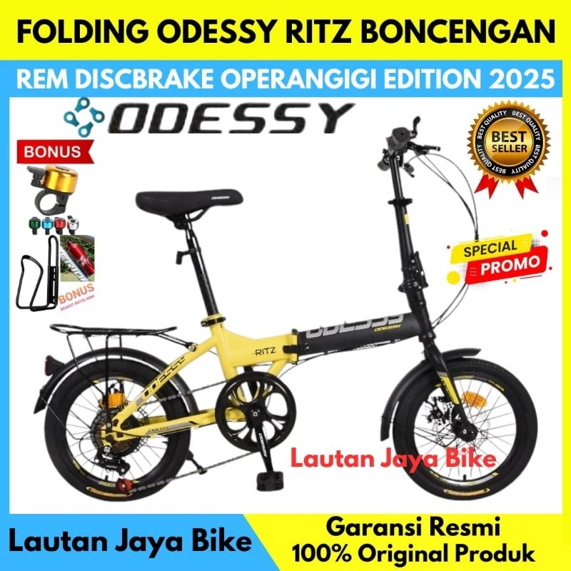 SEPEDA LIPAT 16 20 ODESSY RITZ BONCENGAN Rem Discbrake TERBARU