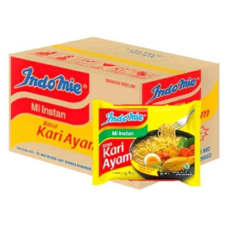 

INDOMIE KARI AYAM 1 DUS ISI 40 pcs
