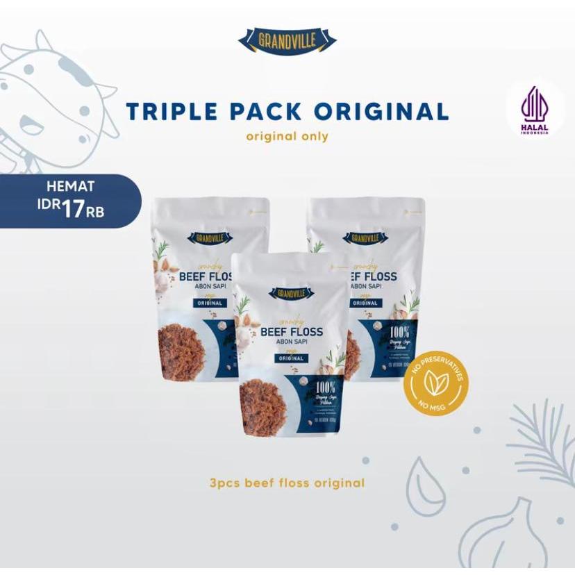 

Grandville Abon SAPI Crunchy Triple Pack Original - Non Msg Gluten Free