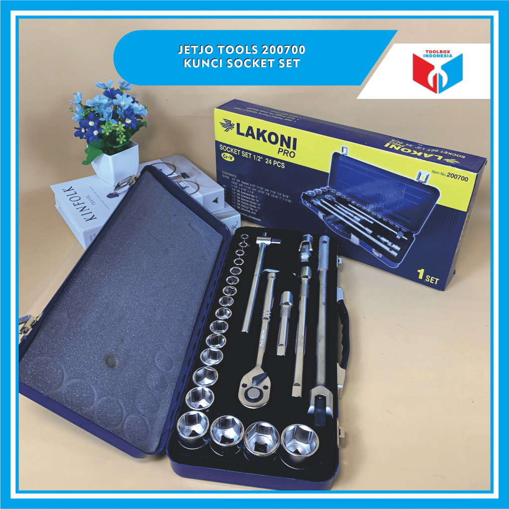KUNCI SOCKET SET - JETJO TOOLS 200700