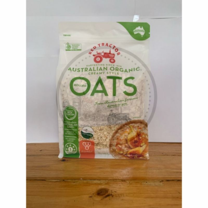 

RED TRACTOR AUSTRALIA ORGANIC CREAMY OATS ROLLED 1 KG