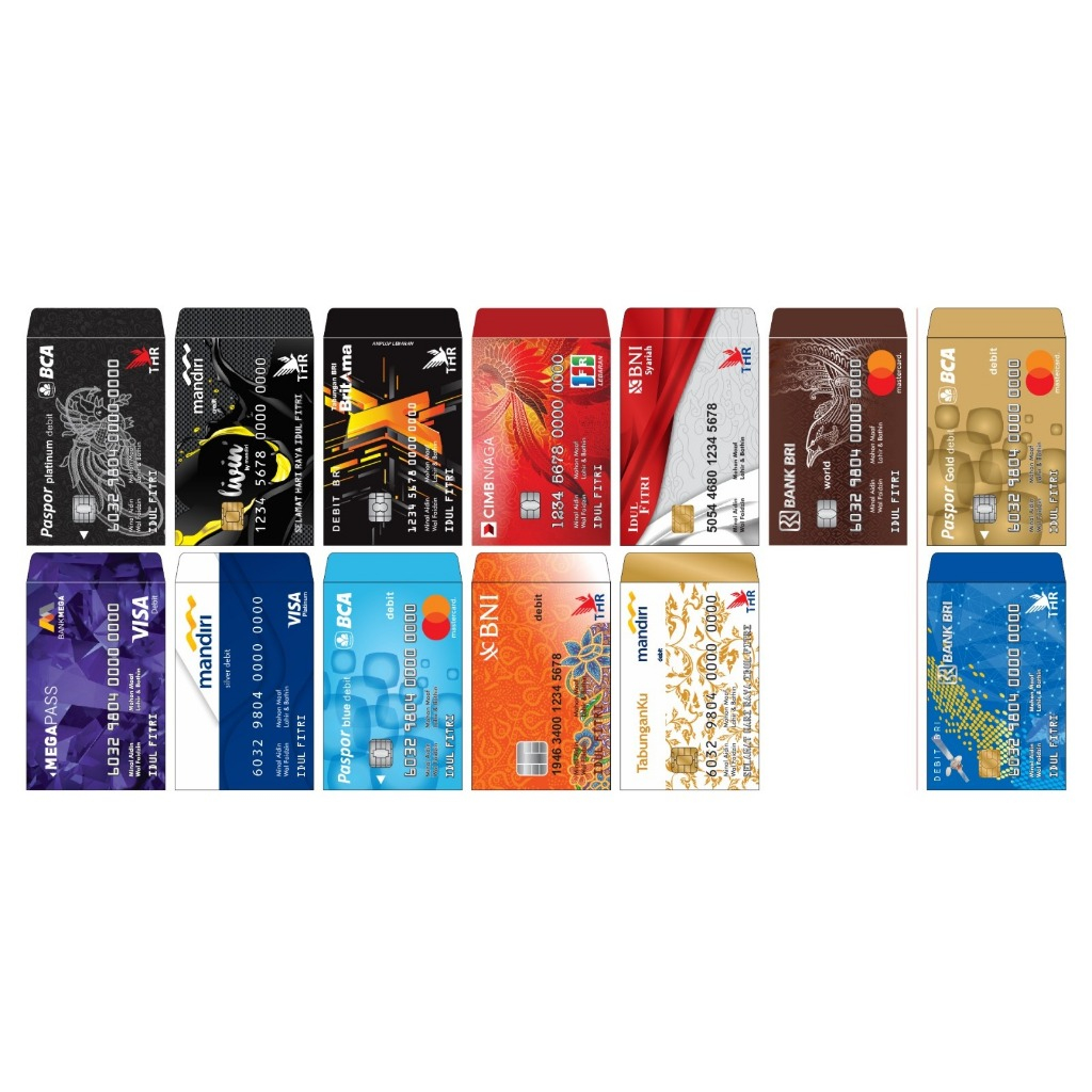

Amplop Lebaran ATM BANK Ukuran Medium Isi (10 pcs)