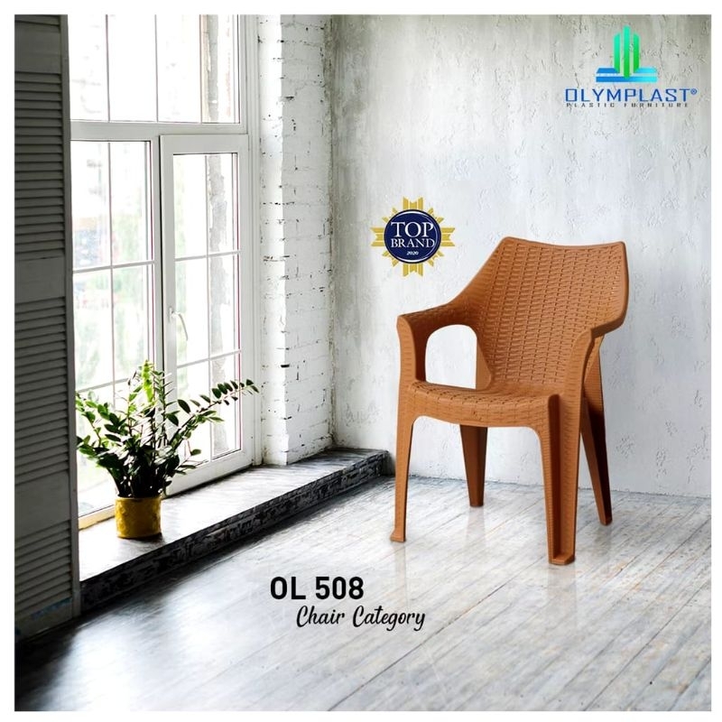 kursi plastik olymplast 508 / kursi plastik / kursi santai / kursi teras / furniture Palembang