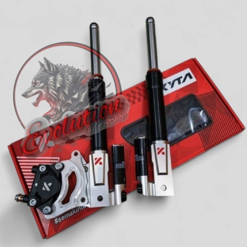 Shock depan KTC KYTA KYTACO original plus kaliper pnp disc 220 260 motor MIO SPORTY - MIO M3 - MIO J