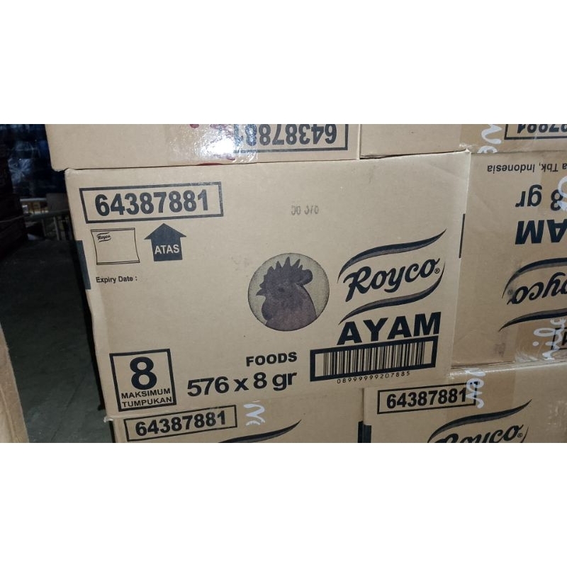 

Royco ayam/sapi 1dus isi 48renteng