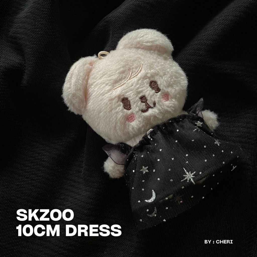 SKZOO Stardust Mini Dress 10CM Plush Baju Boneka Stray Kids Wolfchan Leebit Dwaeki Jiniret Han Quokk