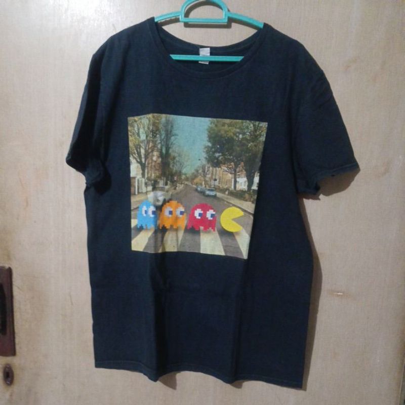 kaos the beatles collab pacman bandai,tag fotl,black