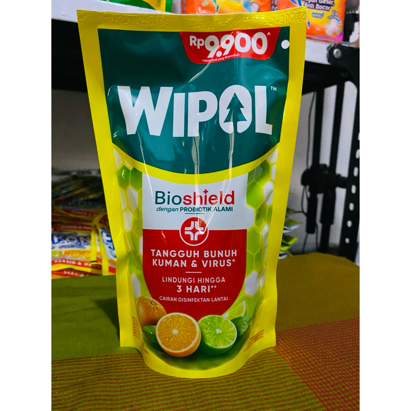 Wipol pouch refill // wipol pembersih kamar mandi