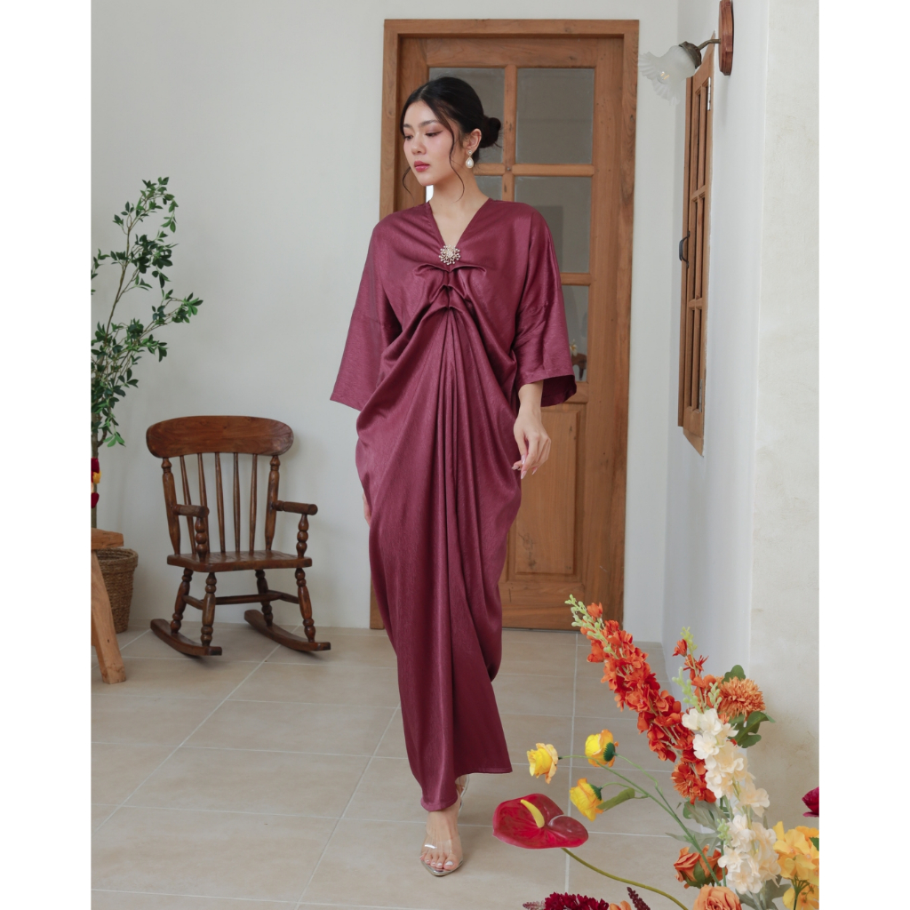 TERBARU [ CANARY ] AYESHA KAFTAN / BAJU LEBARAN/ BAJU WANITA / KAFTAN