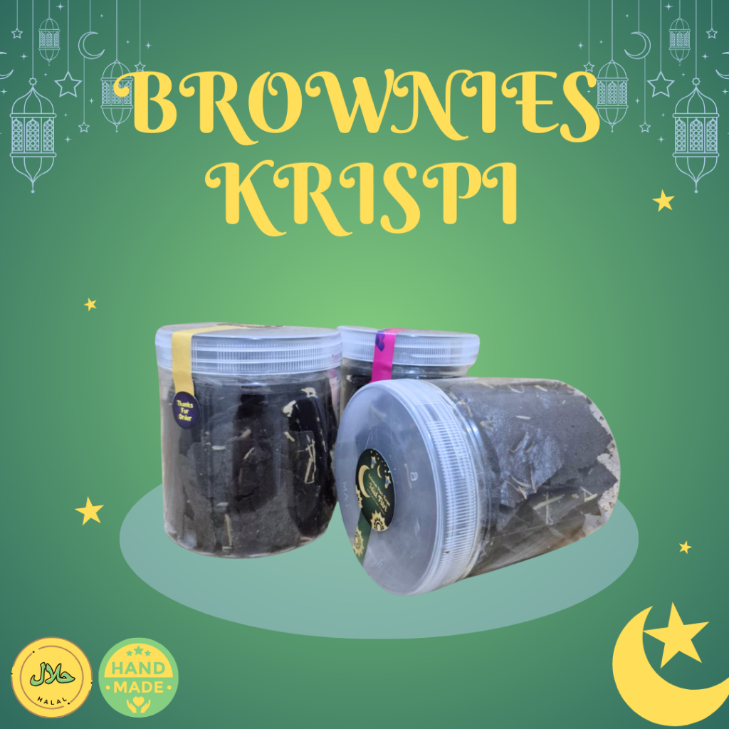 

BROWNIE CRISPY COKLAT HOME MADE JAR 600ML MANIS PASS