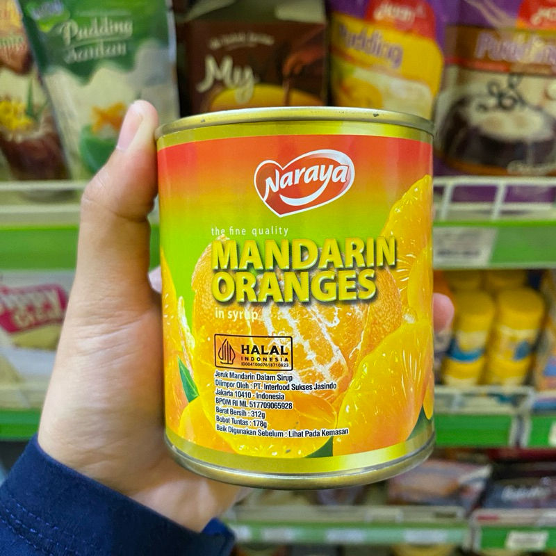 

Naraya Mandarin Oranges In Syrup 312gr