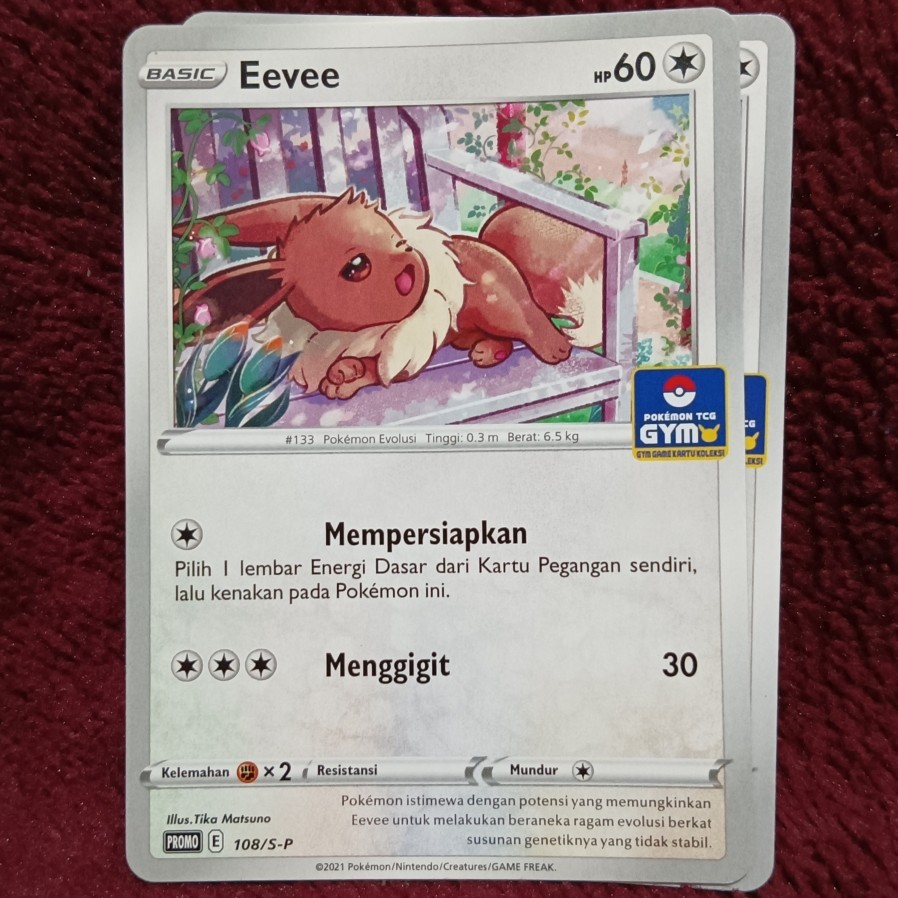 Eevee Promo Gym 108/S-P - Pokemon TCG Indonesia