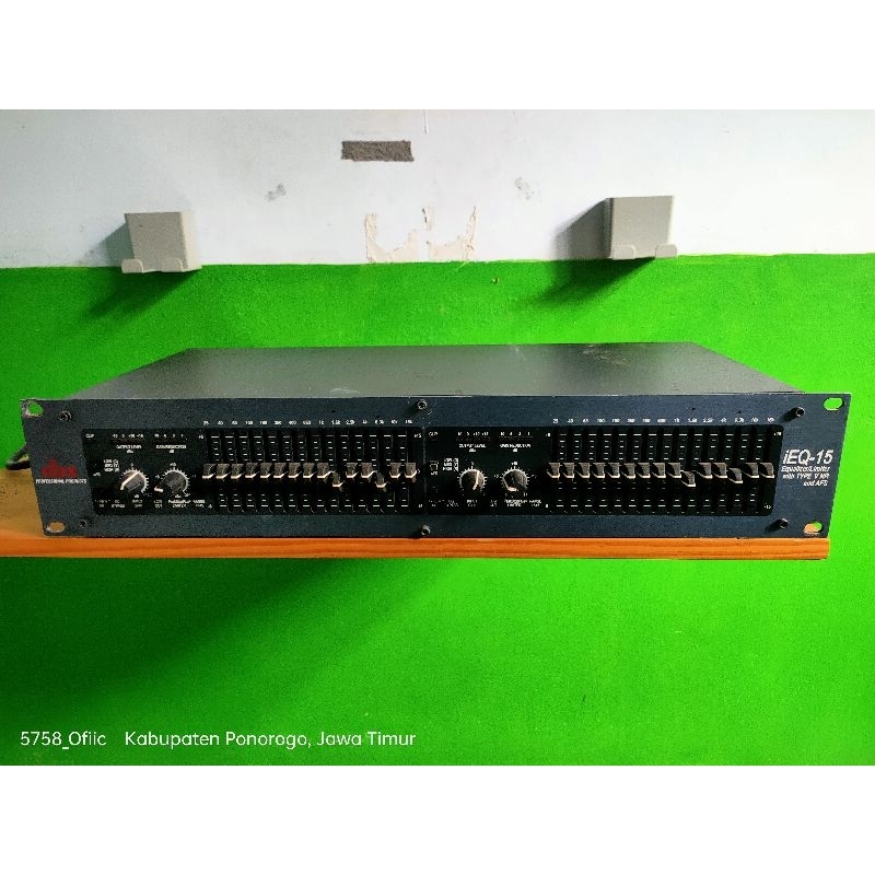 equalizer dbx ieq15 USA original