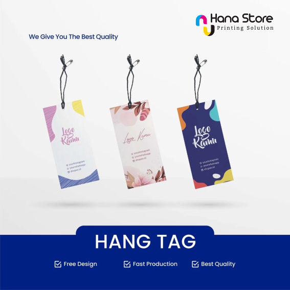 

Hang Tag Custom - Label Baju - Cetak Hangtag Baju - Label Merek - Label Hang Tag