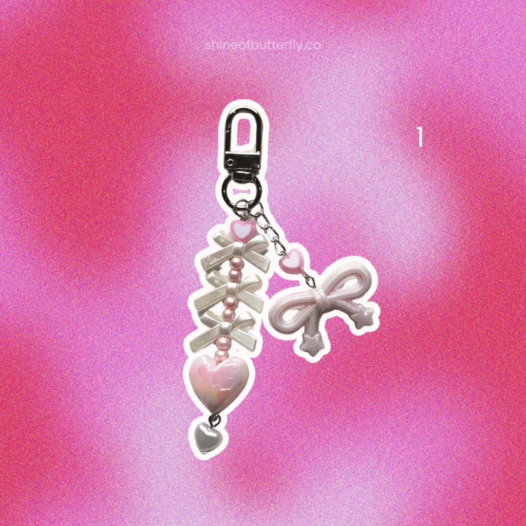 Bag Charm Coquette / Keychain Coquette - Gantungan Tas Coquette - Aesthetic [LIMETED]