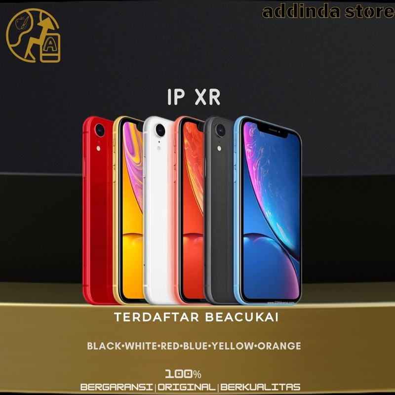 BC iPhone Xr (IMEI TERDAFTAR) 64GB/128GB/256GB second original