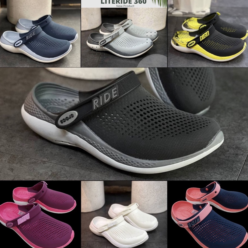 KODE E93V Crocs  Sandal Crocs  Crocs Literide 36  Literide 36  Sandal Pria  Sandal Wanita  Lite Ride