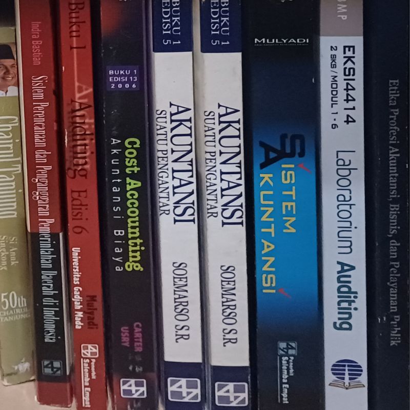 [PRELOVED] buku buku akuntansi salemba