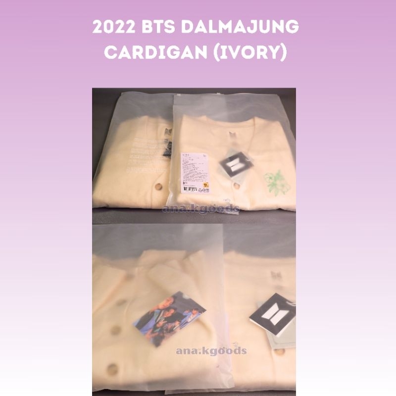 [READY STOCK] 2022 BTS DALMAJUNG CARDIGAN (IVORY) | Outer | Cardigan | Jacket | BTS | Dalmajung | Me
