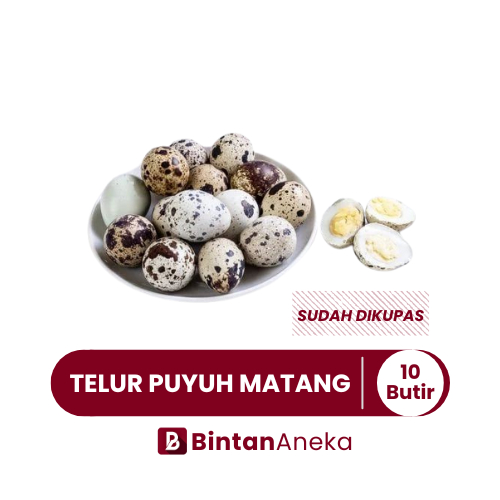 

Telur Puyuh Matang 10 Butir