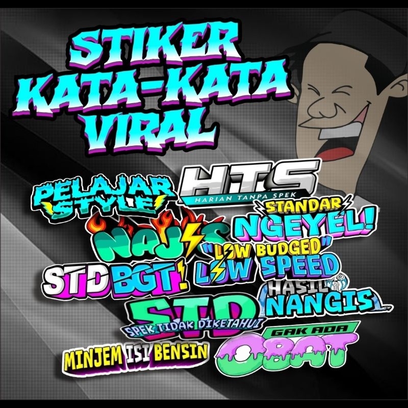 

Stiker kata kata viral keren