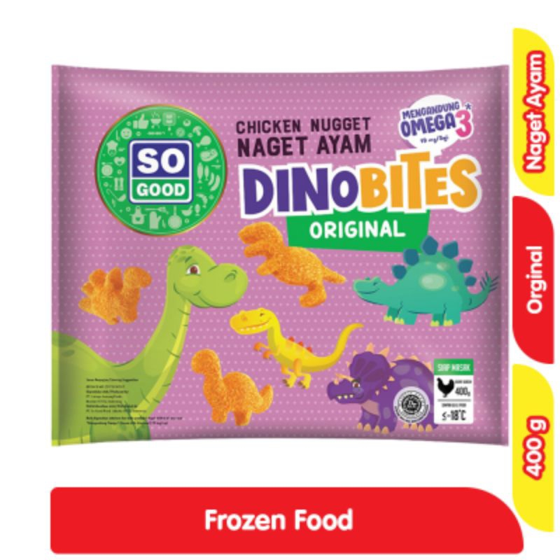 

So Good Naget Ayam Dino Bites Original 400 g