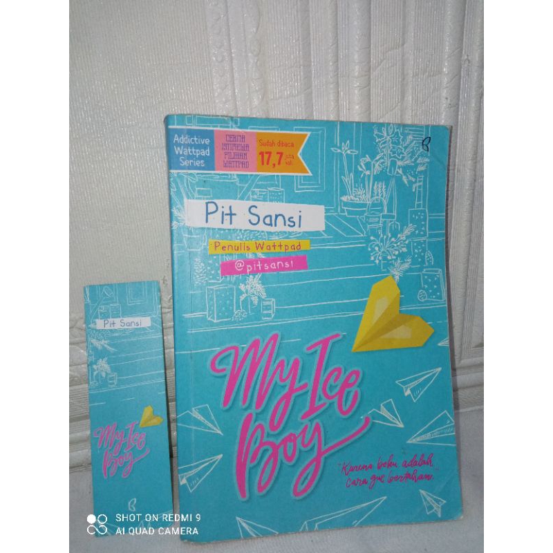 Preloved ORIGINAL Novel My Ice Boy by Pit Sansi Bekas Penerbit Bentang Belia Second Unhaul PL Buku M