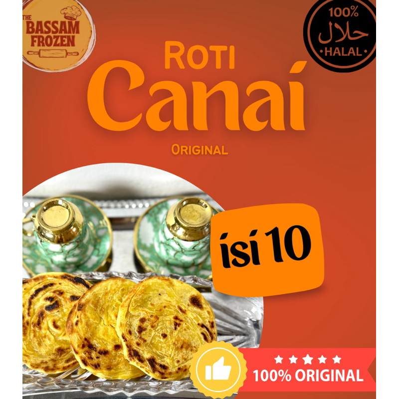 

(TOKO BARU) ROTI CANAI ORIGINAL 10pcs/ ROTI MARYAM / ROTI KONDE