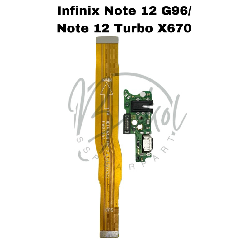 Flexible Board / Papan Cas / Conector Cas Infinix Note 12 G96 / Note 12 Turbo X670
