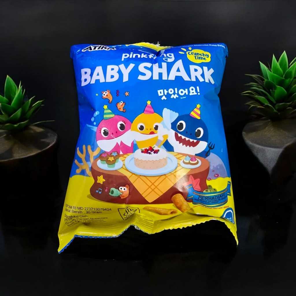 

Baby Shark Atira Ciki doraemon Pinkfong Snack Balado isi 1 pcs coklat jajanan Aneka Chiki Chitato Chicken bantet pocky