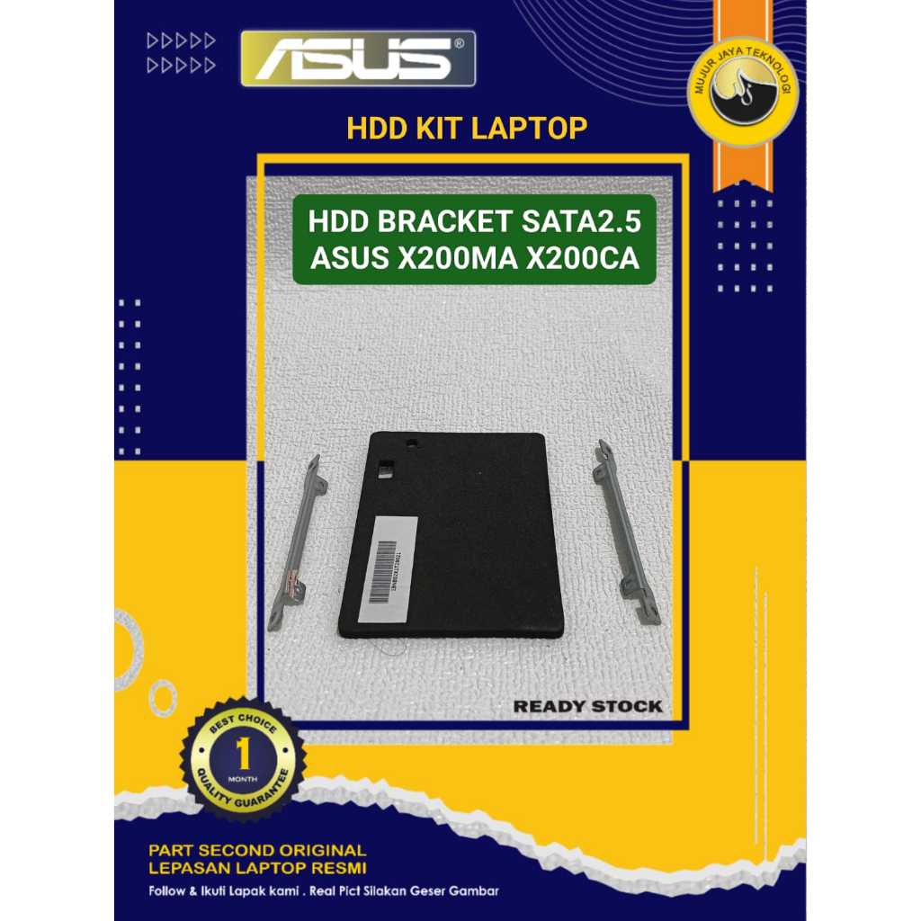 Bracket Hardisk Docking Mounting Bezel Frame HDD Laptop ASUS X200MA X200CA Bekas Second
